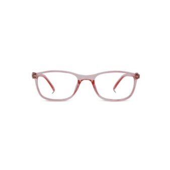 Pink Rectangle Full Rim TR90 Kids Eyeglass Frame
